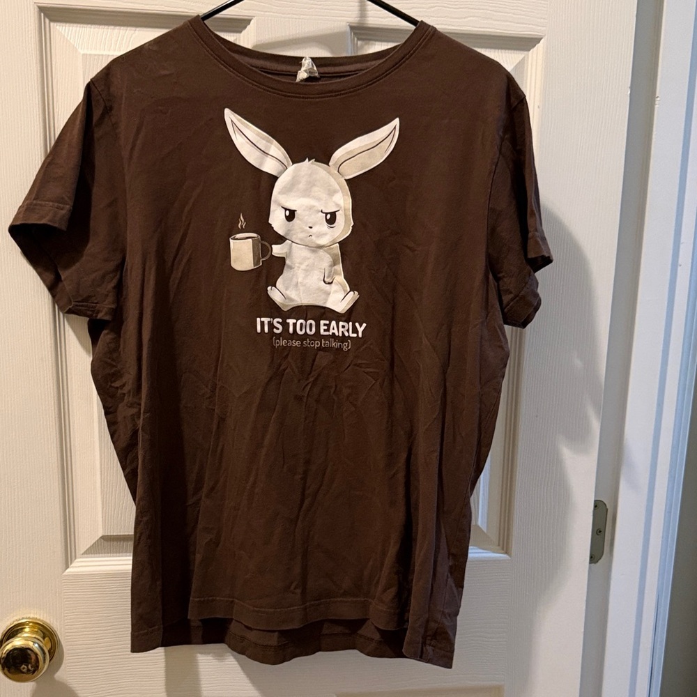 Brown Graphic Short Sleeve Tee